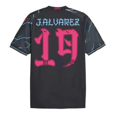 J.ALVAREZ #19 Manchester City Japanese Tour Printing Third Away Soccer Jersey 2023/24 - Soccerdeal