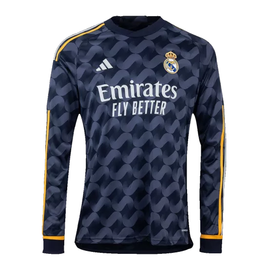 Real Madrid Away Long Sleeve Soccer Jersey 2023/24