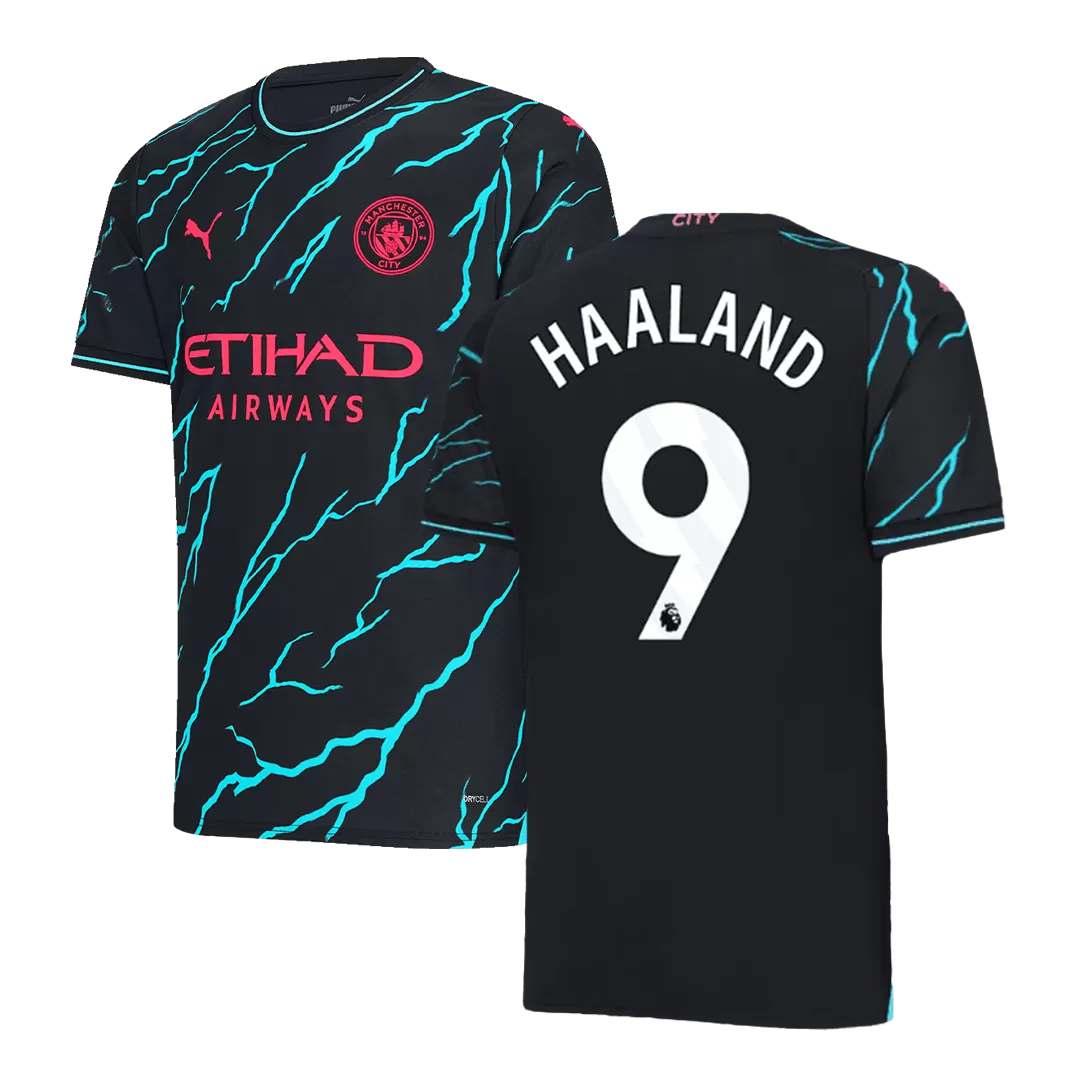 Manchester City Home Jersey 2023/24 with HAALAND 9 printing