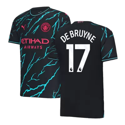 DE BRUYNE #17 Manchester City Third Away Soccer Jersey 2023/24 - Soccerdeal