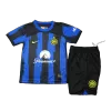Kid's Inter Milan Home Soccer Jersey Kit(Jersey+Shorts) 2023/24 - Soccerdeal