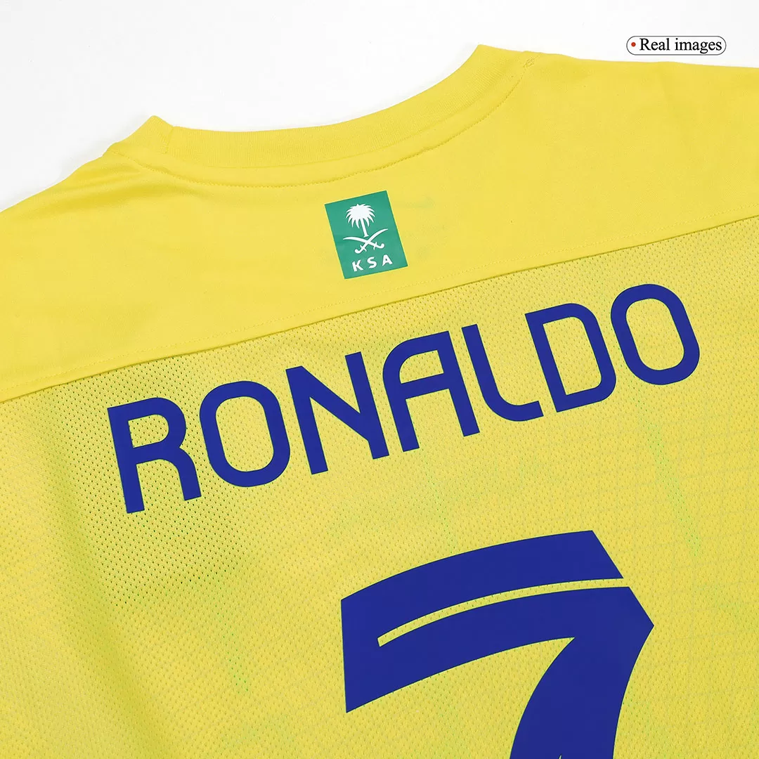 Football Jersey Al Nassr fc home Ronaldo number#7 ( saudi arabian