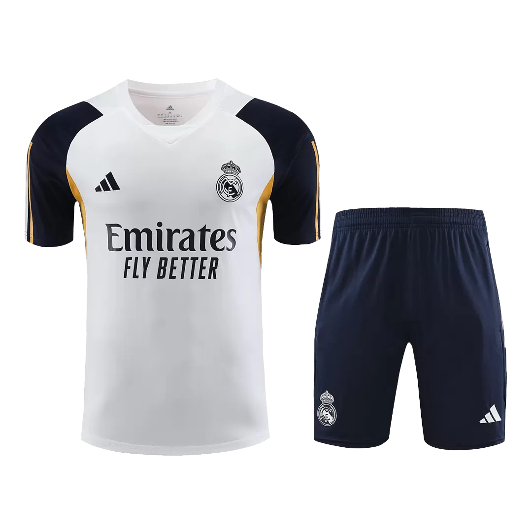 Real Madrid Pre-Match Soccer Jersey Kit(Jersey+Shorts) 2023/24