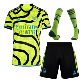 Arsenal Away Soccer Jersey Kit(Jersey+Shorts+Socks) 2023/24 - soccerdeal