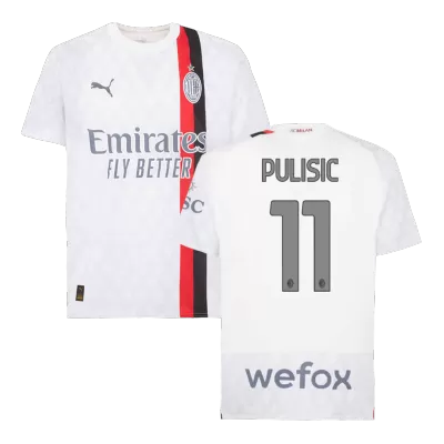 PULISIC #11 AC Milan Away Soccer Jersey 2023/24 - Soccerdeal