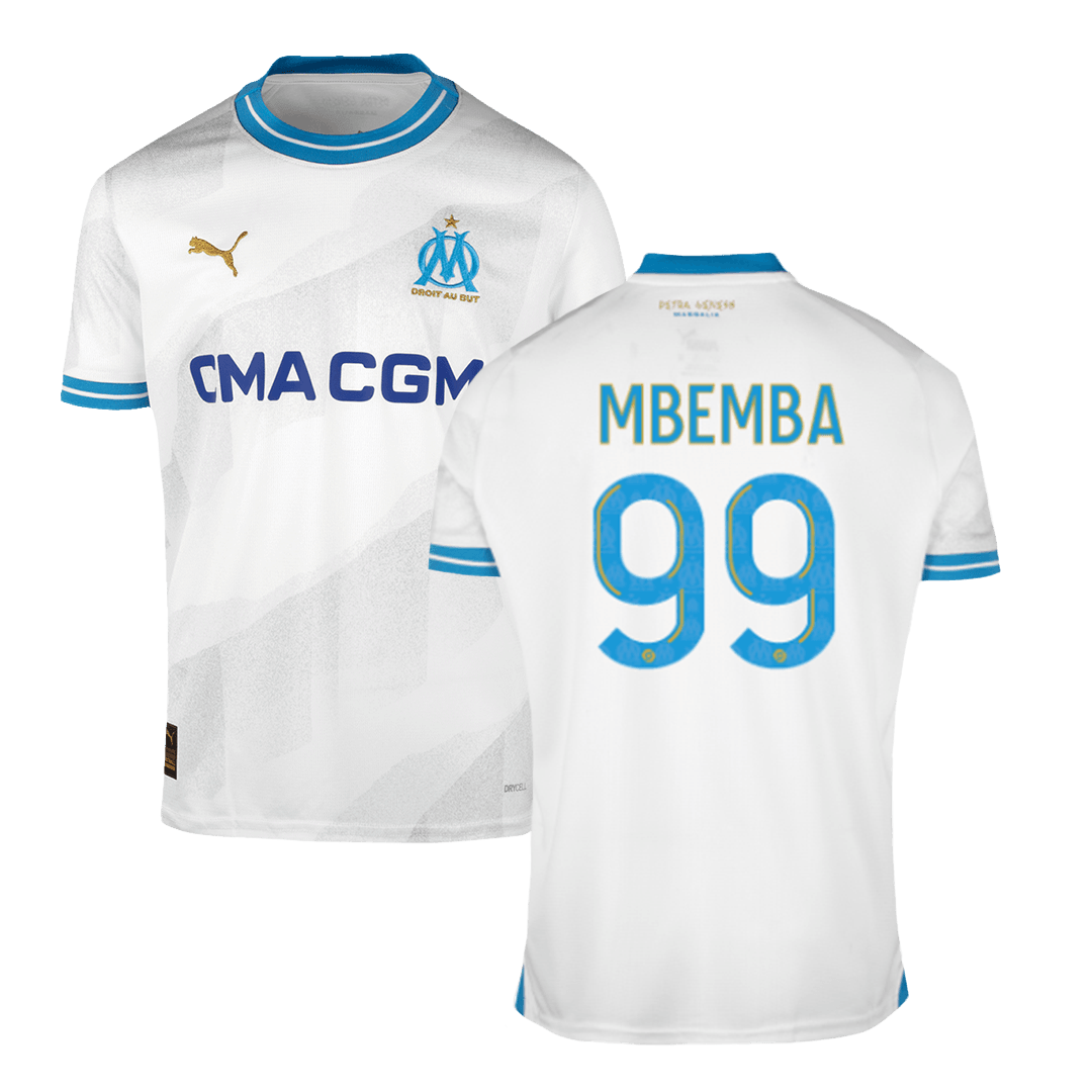 MBEMBA #99 Marseille Home Soccer Jersey 2023/24 - soccerdeal