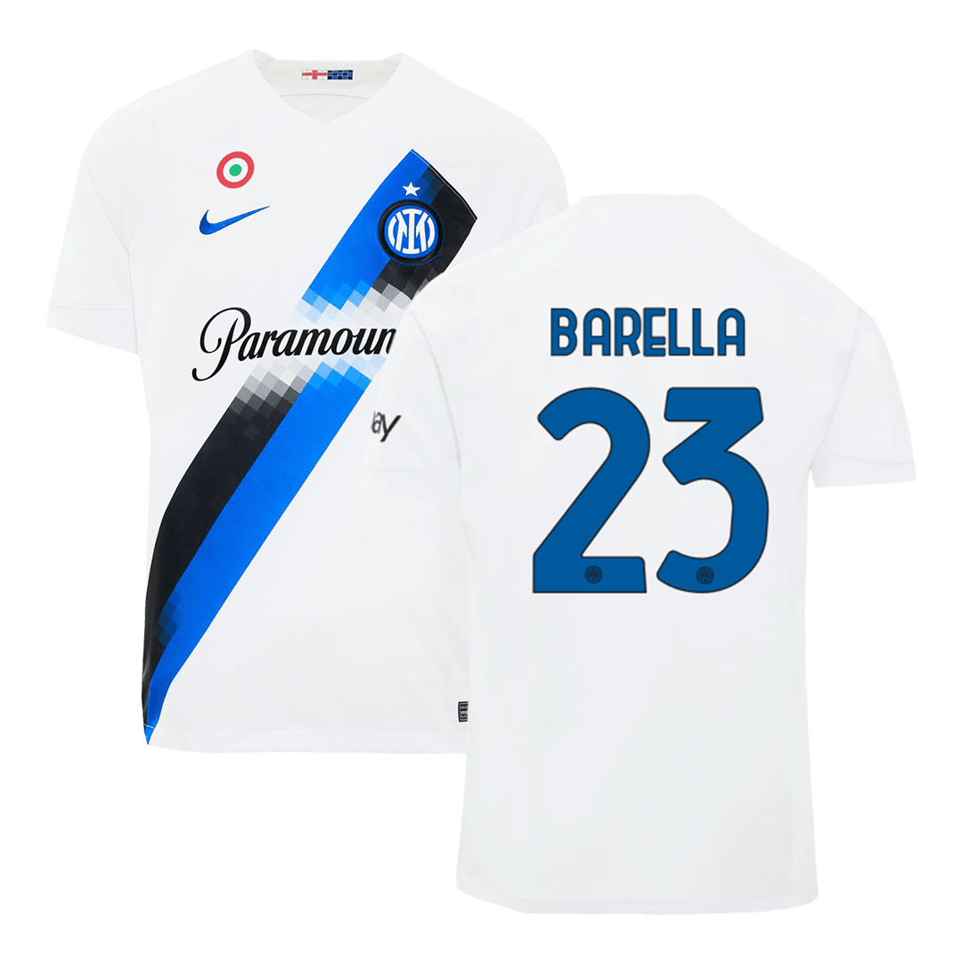 BARELLA #23 Inter Milan Away Soccer Jersey 2023/24 - soccerdeal