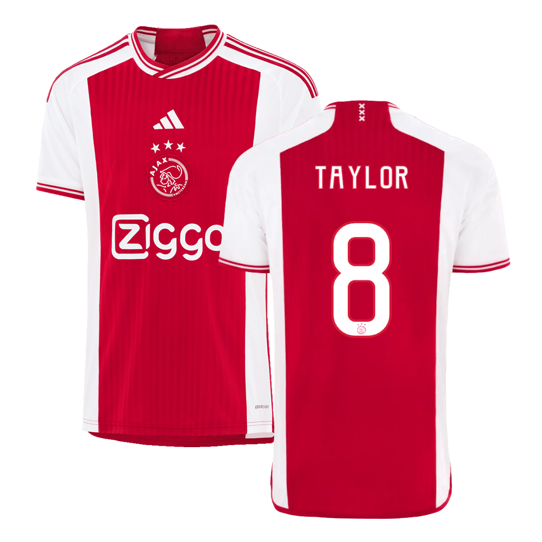 TAYLOR #8 Ajax Home Soccer Jersey 2023/24 - soccerdeal