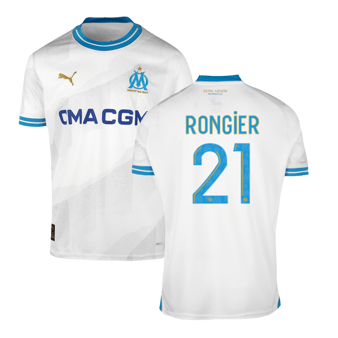 RONGIER #21 Marseille Home Soccer Jersey 2023/24 - soccerdeal