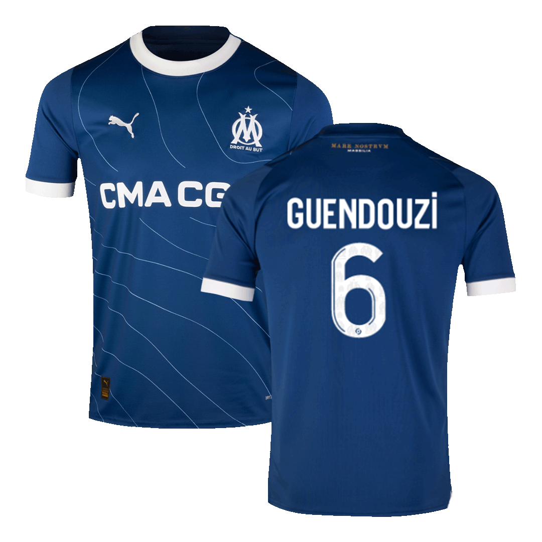 GUENDOUZI #6 Marseille Away Soccer Jersey 2023/24 - soccerdeal