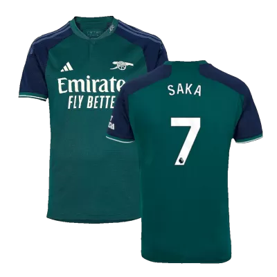 SAKA #7 Arsenal Third Away Soccer Jersey 2023/24 - Soccerdeal