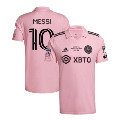 MESSI #10 Inter Miami CF Home Soccer Jersey 2023 - Leagues Cup Final - Soccerdeal