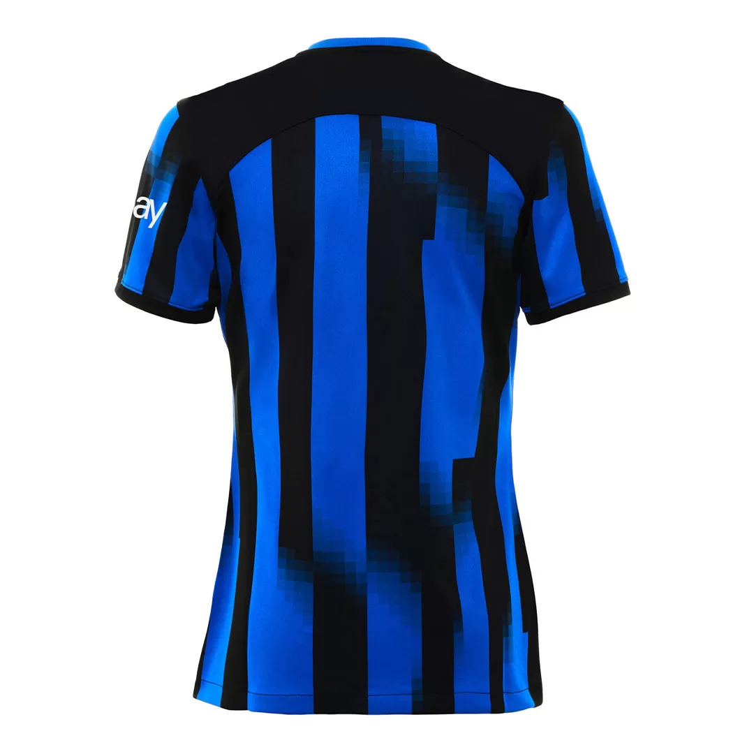 Women's Inter Milan Blank Home Soccer Club Jersey