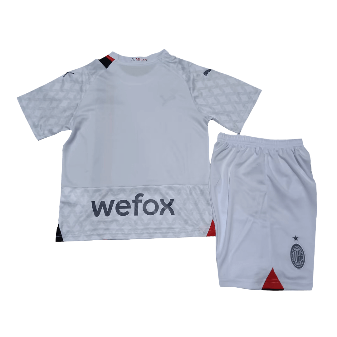 Kid's AC Milan Away Soccer Jersey Kit(Jersey+Shorts+Socks) 2023/24 - soccerdeal