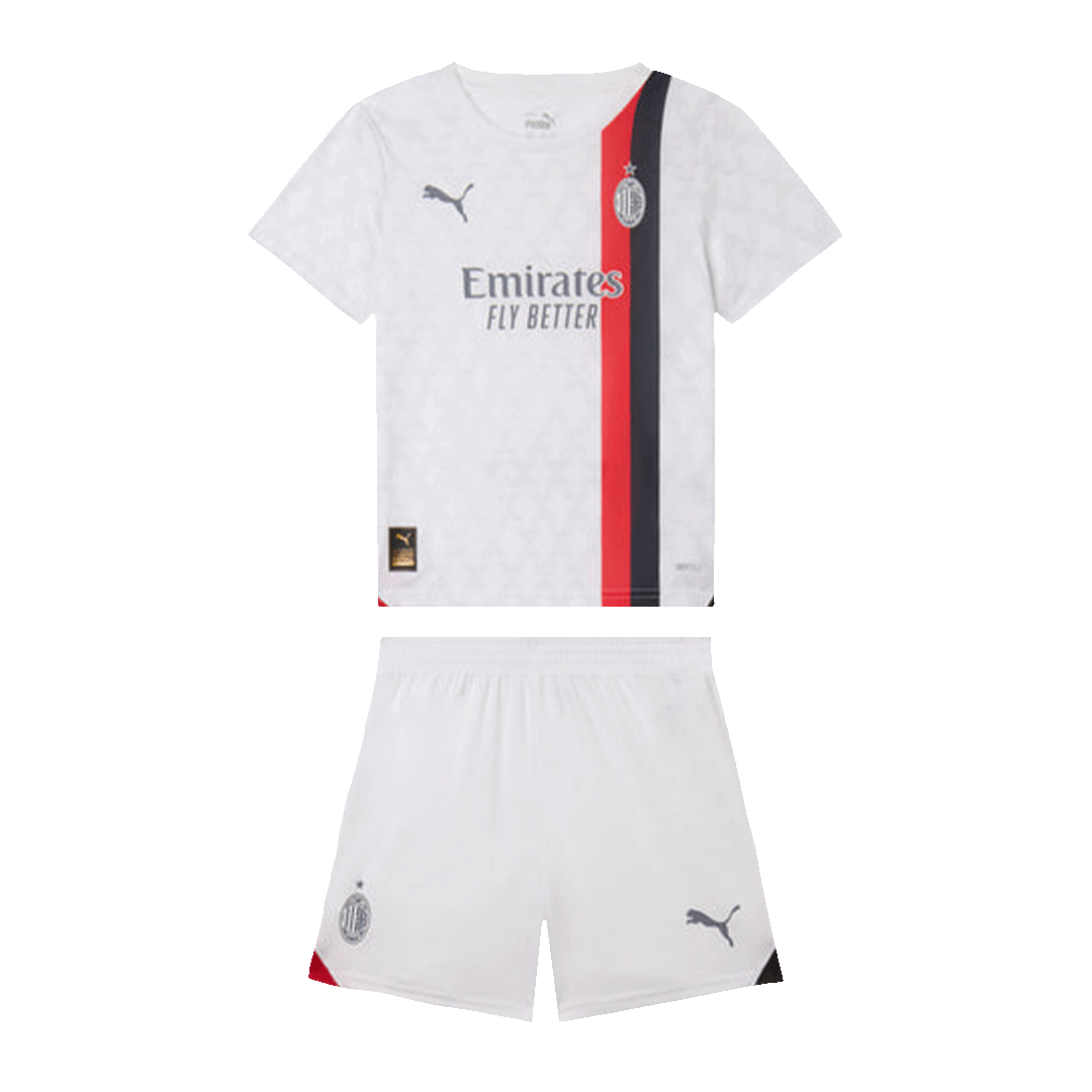 Kid's AC Milan Away Soccer Jersey Kit(Jersey+Shorts+Socks) 2023/24 - soccerdeal