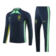 Brazil Zipper Sweatshirt Kit(Top+Pants) 2023 - soccerdealshop