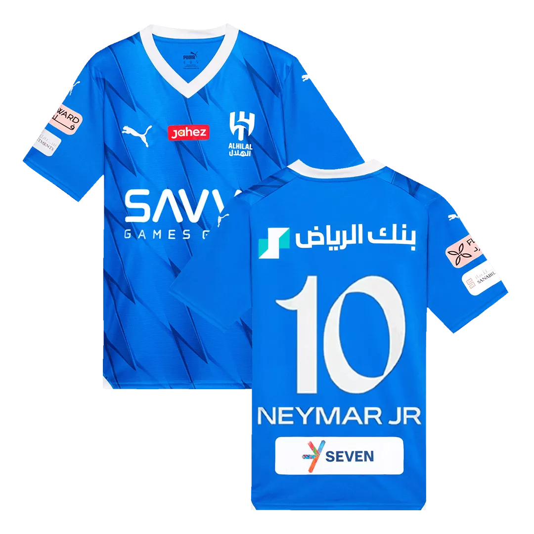 NEYMAR JR #10 Al Hilal SFC Home Soccer Jersey 2023/24
