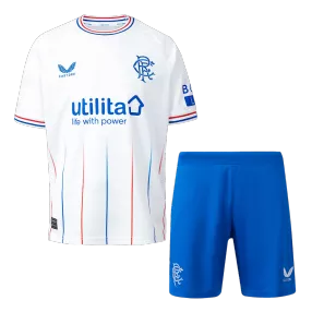 Kid's Glasgow Rangers Away Soccer Jersey Kit(Jersey+Shorts) 2023/24 - soccerdeal