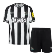Newcastle United Home Soccer Jersey Kit(Jersey+Shorts) 2023/24 - soccerdealshop