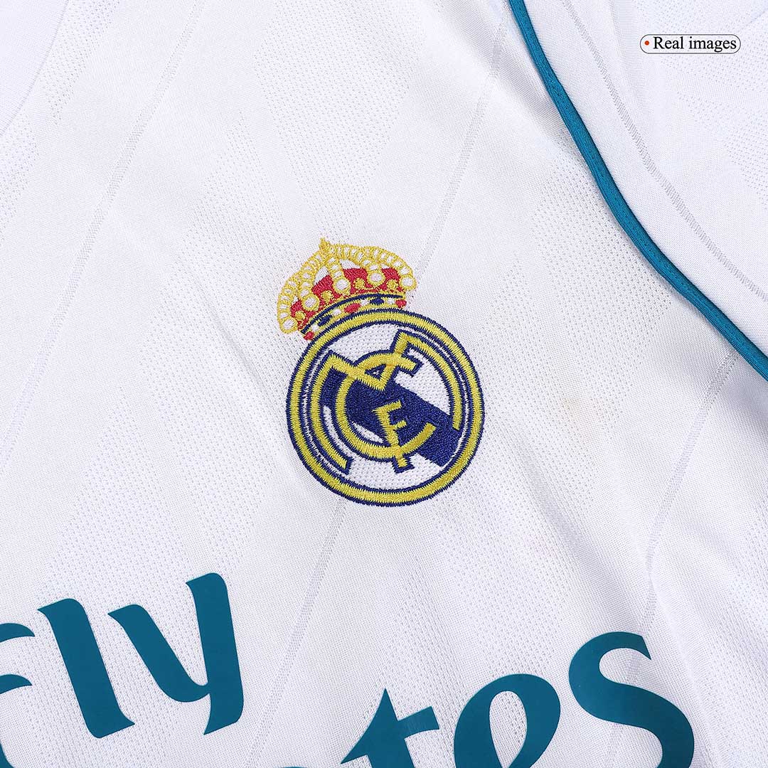 Retro 2017/18 Real Madrid Home Soccer Jersey - soccerdeal