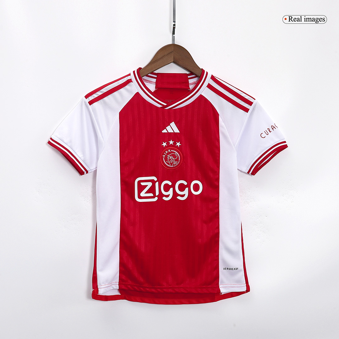 Kid's Ajax Home Soccer Jersey Kit(Jersey+Shorts+Socks) 2023/24 - soccerdeal