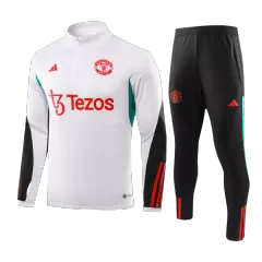 Manchester United Zipper Sweatshirt Kit(Top+Pants) 2023/24 - soccerdealshop