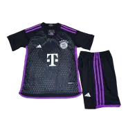Kid's Bayern Munich Away Soccer Jersey Kit(Jersey+Shorts) 2023/24 - soccerdealshop