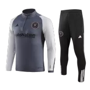 Kid's Inter Miami CF Zipper Sweatshirt Kit(Top+Pants) 2023/24 - soccerdealshop