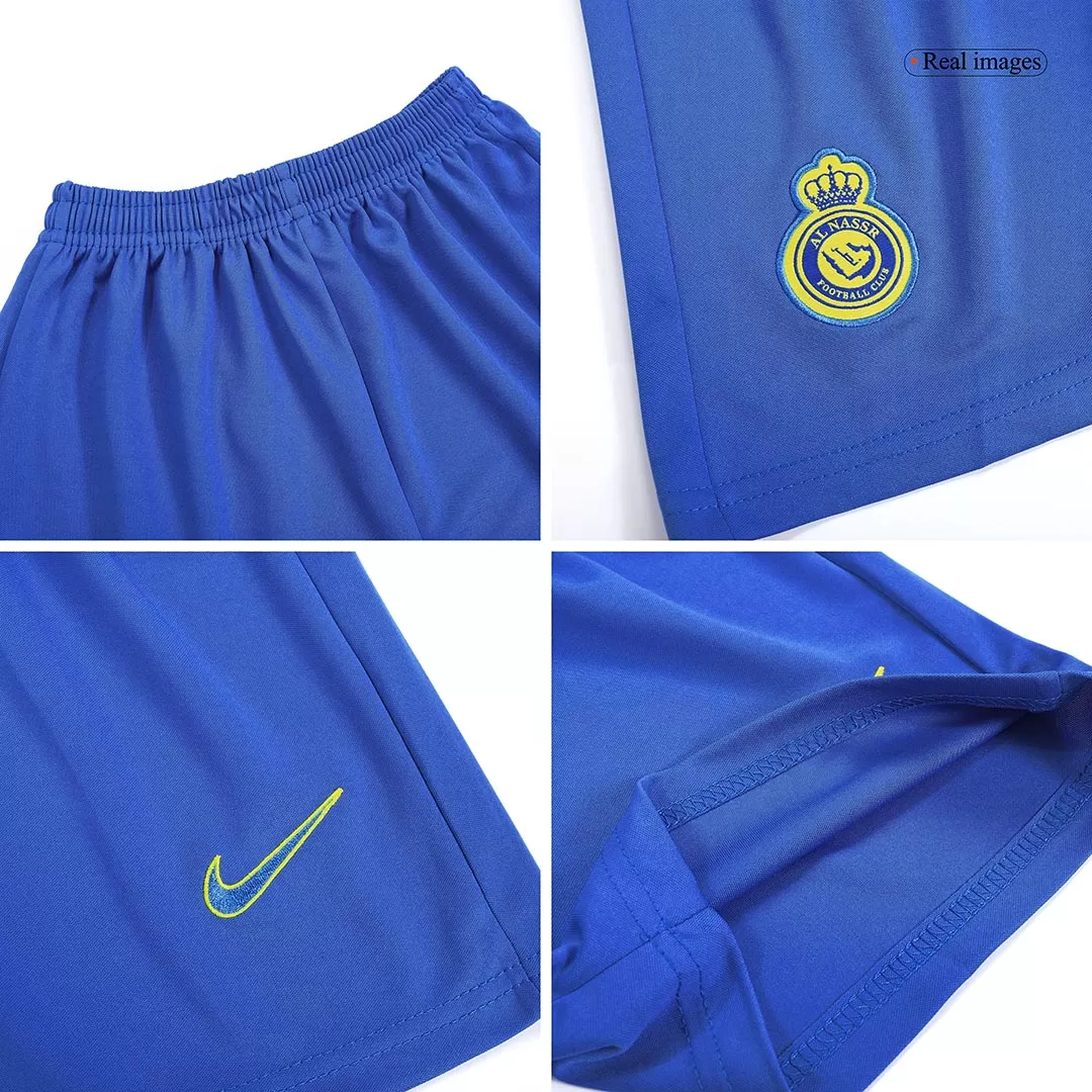 Kids Al Nassr Home Kit Jersey+Shorts 2023/24