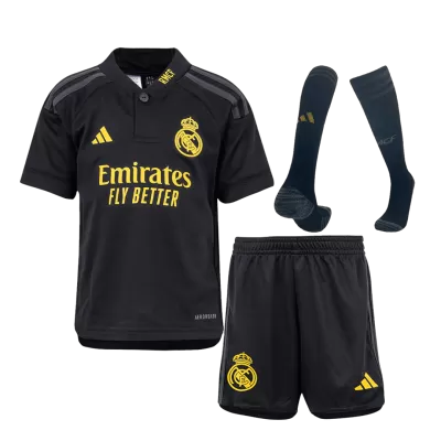 Kid's Real Madrid Third Away Soccer Jersey Kit(Jersey+Shorts+Socks) 2023/24 - Soccerdeal