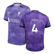 VIRGIL #4 Liverpool Third Away Soccer Jersey 2023/24 - soccerdeal