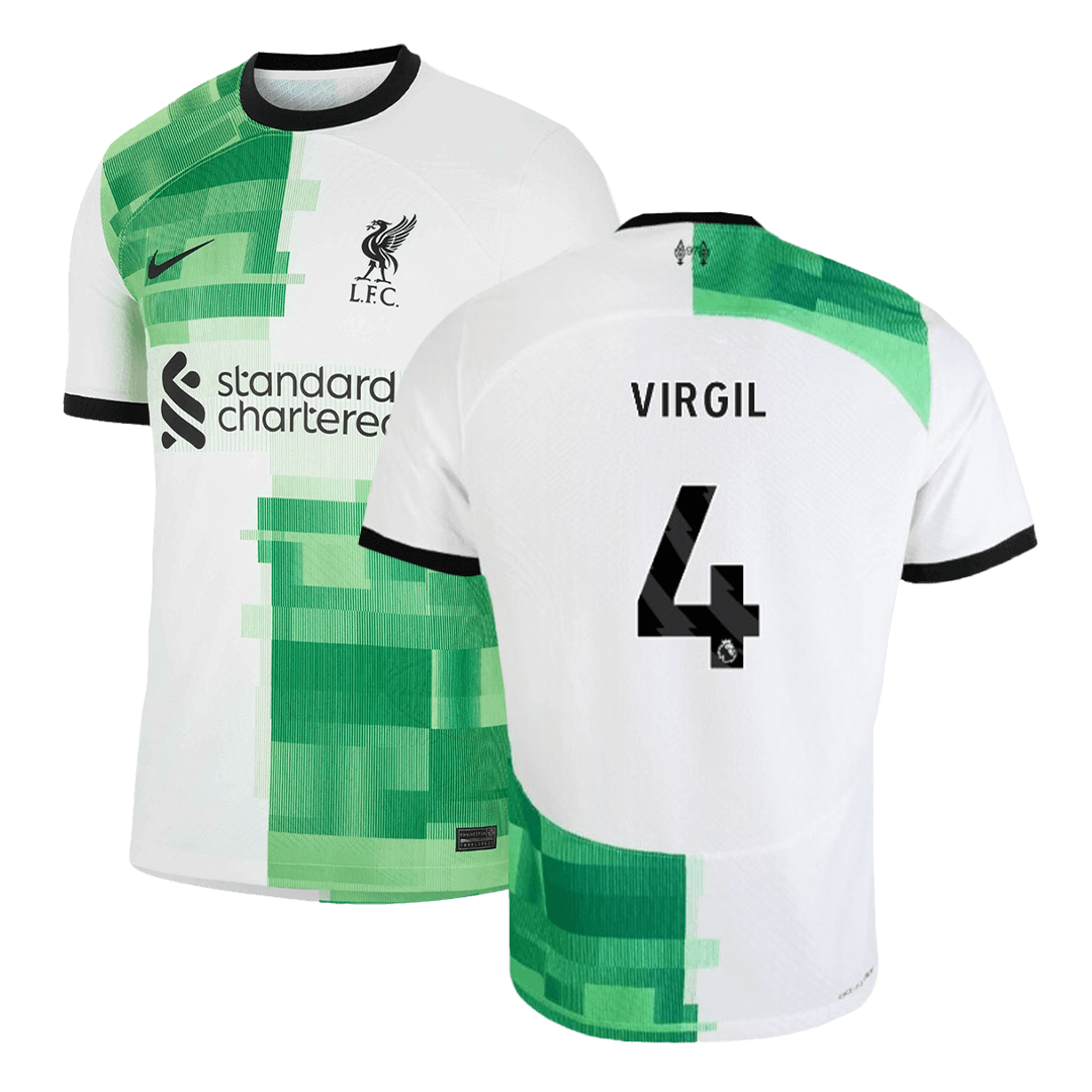 VIRGIL #4 Liverpool Away Soccer Jersey 2023/24 - soccerdeal
