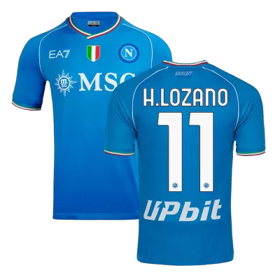 Authentic H.LOZANO #11 Napoli Home Soccer Jersey 2023/24 - Soccerdeal