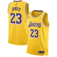 Los Angeles Lakers LeBron James #23 2022/23 Swingman NBA Jersey - Association Edition - soccerdeal