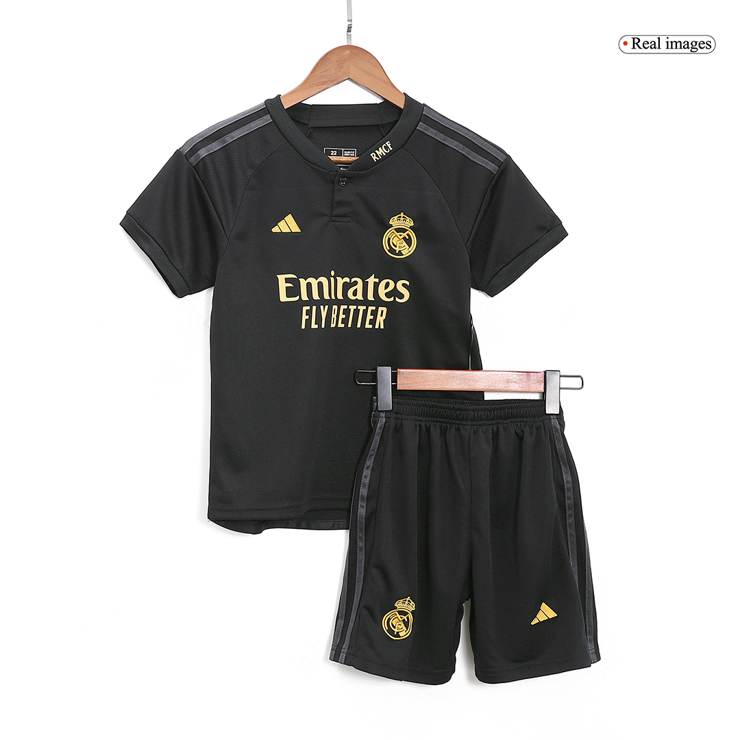 Kid's Real Madrid Third Away Soccer Jersey Kit(Jersey+Shorts) 2023/24 - soccerdeal