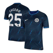 CAICEDO #25 Chelsea Away Soccer Jersey 2023/24 - soccerdealshop