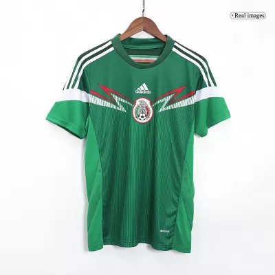 Retro 2014 Mexico Home Soccer Jersey - Soccerdeal