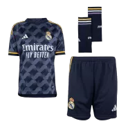 Kid's Real Madrid Away Soccer Jersey Kit(Jersey+Shorts+Socks) 2023/24 - soccerdealshop