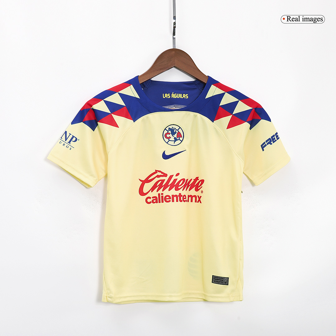 Kid's Club America Home Soccer Jersey Kit(Jersey+Shorts) 2023/24 - soccerdeal