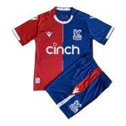 Kid's Crystal Palace Home Soccer Jersey Kit(Jersey+Shorts) 2023/24 - soccerdealshop