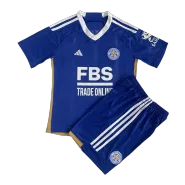 Kid's Leicester City Home Soccer Jersey Kit(Jersey+Shorts) 2023/24 - soccerdealshop