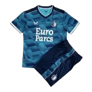 Kid's Feyenoord Away Soccer Jersey Kit(Jersey+Shorts) 2023/24 - soccerdealshop