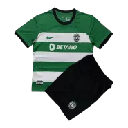 Kid's Sporting CP Home Soccer Jersey Kit(Jersey+Shorts) 2023/24 - soccerdealshop