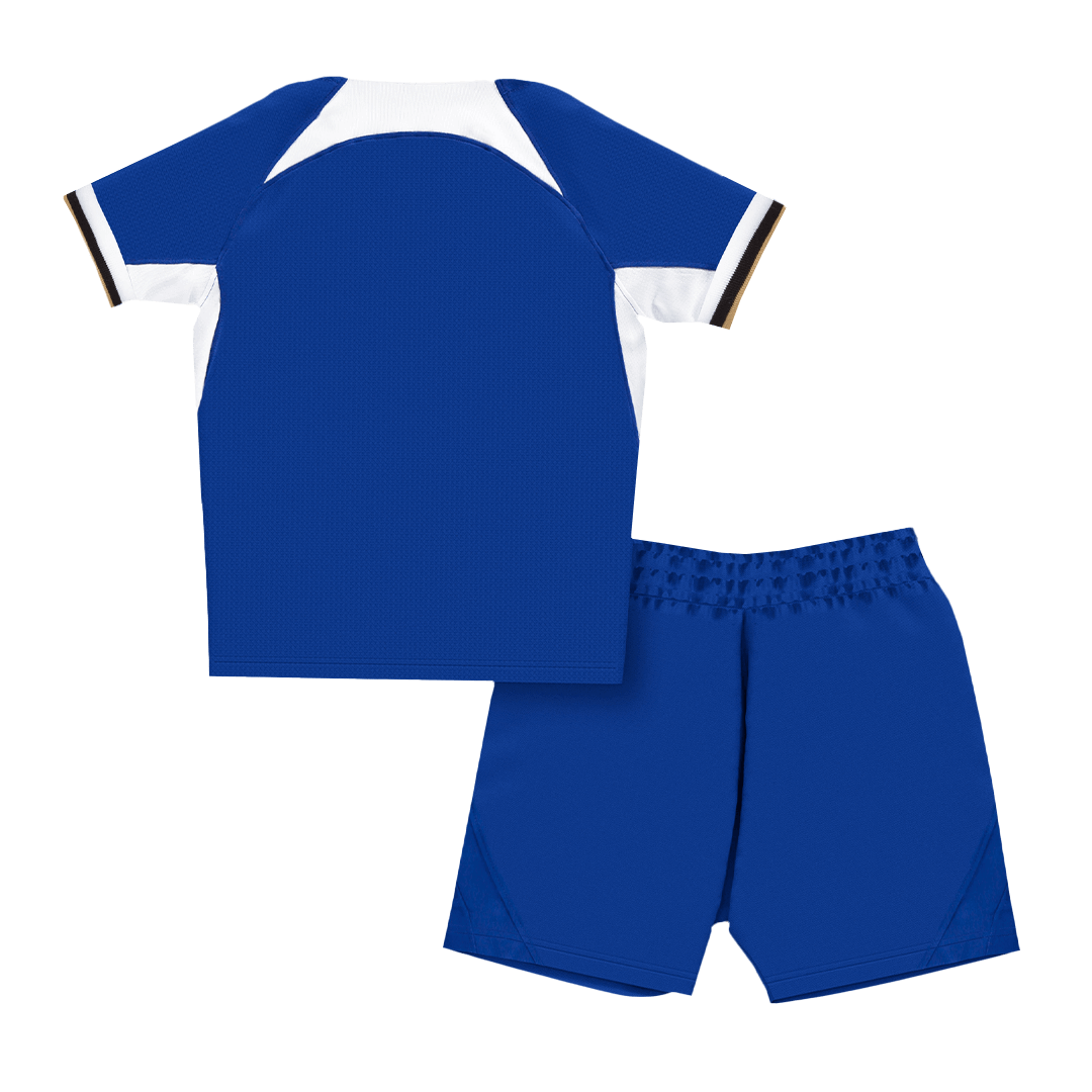 Kid's Chelsea Home Soccer Jersey Kit(Jersey+Shorts) 2023/24 - soccerdeal