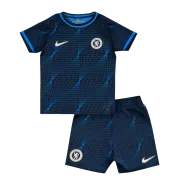 Kid's Chelsea Away Soccer Jersey Kit(Jersey+Shorts) 2023/24 - soccerdealshop