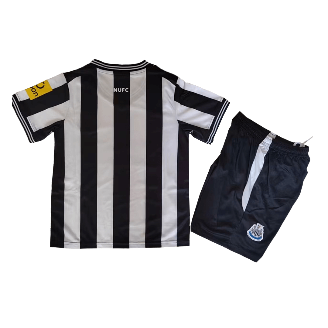 Kid's Newcastle United Home Soccer Jersey Kit(Jersey+Shorts) 2023/24 - soccerdeal