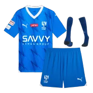 Al Hilal SFC Home Soccer Jersey Kit(Jersey+Shorts+Socks) 2023/24 - soccerdealshop