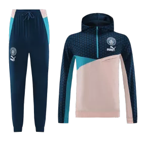 Manchester City Windbreaker Hoodie Training Kit (Jacket+Pants) 2023/24 - soccerdealshop