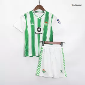 Kid's Real Betis Home Soccer Jersey Kit(Jersey+Shorts) 2023/24 - soccerdeal