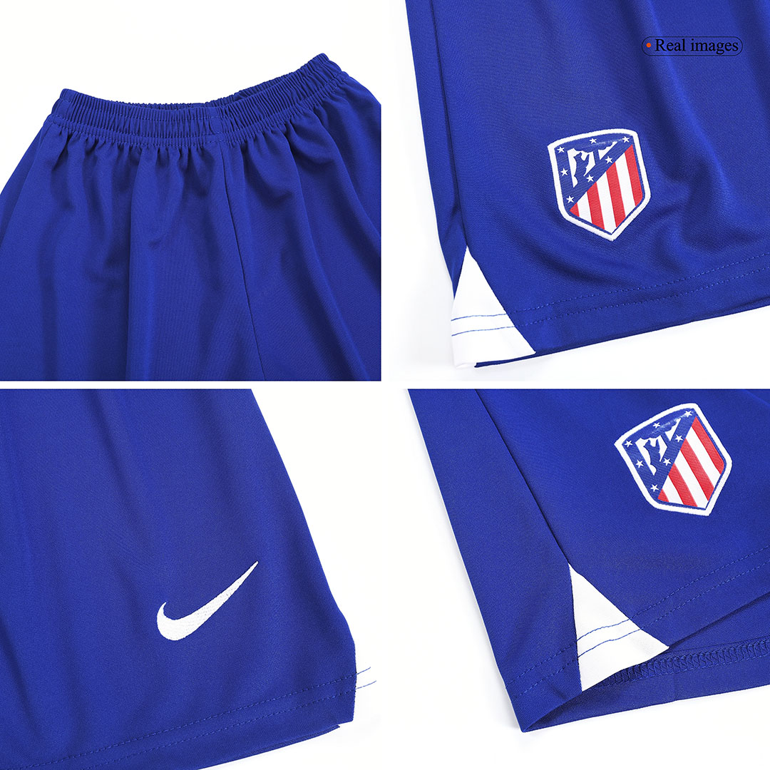 Kid's Atletico Madrid Home Soccer Jersey Kit(Jersey+Shorts) 2023/24 - soccerdeal